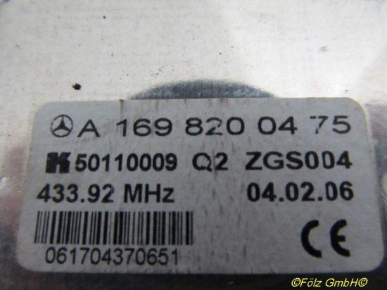 Antennenverstärker MERCEDES-BENZ A-KLASSE (W169) A 180 CDI 80 KW A1698200475 50110009 Bild Antennenverstärker MERCEDES-BENZ A-KLASSE (W169) A 180 CDI 80 KW A1698200475 50110009