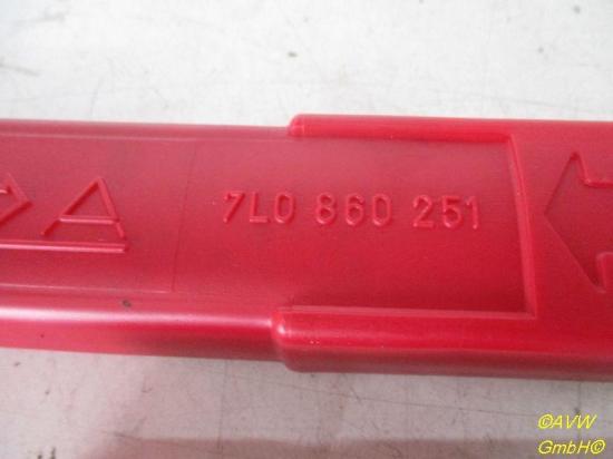 Warndreieck AUDI A3 SPORTBACK (8PA) 1.9 TDI 77 KW 7L0860251 Bild Warndreieck AUDI A3 SPORTBACK (8PA) 1.9 TDI 77 KW 7L0860251