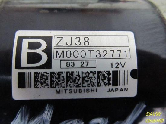 Anlasser MAZDA 2 (DE) 1.3 63 KW M000T32771 Bild Anlasser MAZDA 2 (DE) 1.3 63 KW M000T32771
