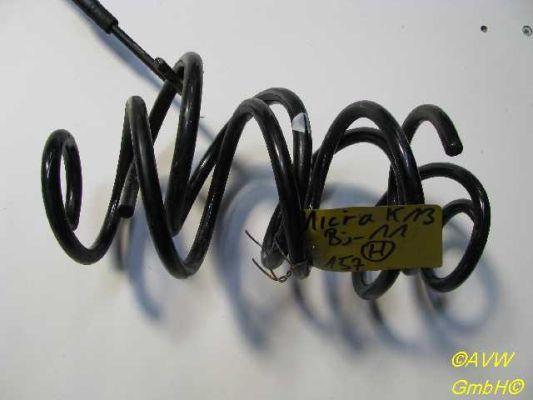 Feder links hinten hinten NISSAN MICRA IV (K13) 1.2 59 KW Bild Feder links hinten hinten NISSAN MICRA IV (K13) 1.2 59 KW