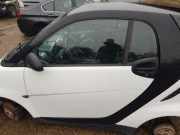 Tür links ohne Spiegel schwarz EB1 weiß EAZ SMART FORTWO COUPE (451) 1.0 52 KW A4517220109