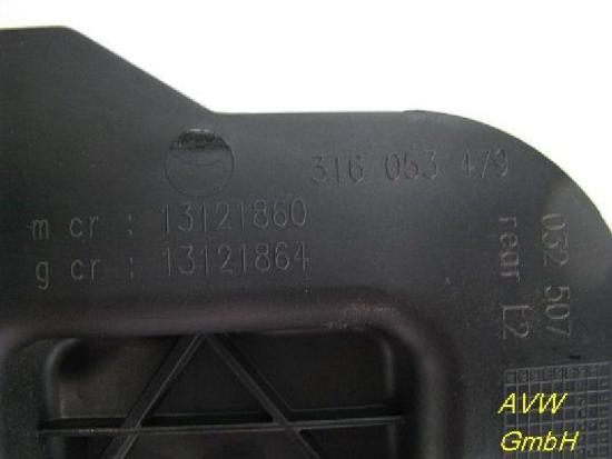 Türöffner innen links hinten OPEL MERIVA 1.6 16V 74 KW 13121860 13121864 Bild Türöffner innen links hinten OPEL MERIVA 1.6 16V 74 KW 13121860 13121864