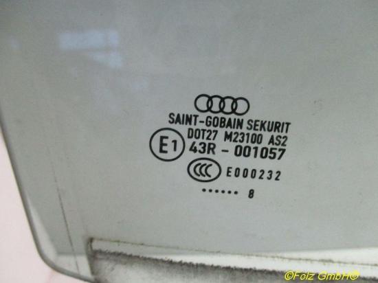 Türscheibe rechts hinten AUDI A3 SPORTBACK (8PA) 1.9 TDI 77 KW 43R-001057 Bild Türscheibe rechts hinten AUDI A3 SPORTBACK (8PA) 1.9 TDI 77 KW 43R-001057