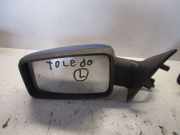 Außenspiegel elektrisch lackiert links blau, leichte Kratzer SEAT TOLEDO I (1L) 1.6 I 55 KW 49283