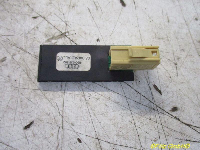 Antenne Steuergerät Bluetooth Antenne Telefon Autotelefon AUDI A6 (4F2, C6) 3.0 TDI QUATTRO 165 KW 4E0035502 Bild Antenne Steuergerät Bluetooth Antenne Telefon Autotelefon AUDI A6 (4F2, C6) 3.0 TDI QUATTRO 165 KW 4E0035502