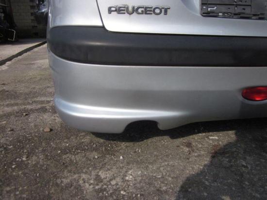Stoßstange hinten Aluminiumgrau EZR Kratzer siehe Foto PEUGEOT 206 CC (2D) 1.6 16V 80 KW 7410L6 Bild Stoßstange hinten Aluminiumgrau EZR Kratzer siehe Foto PEUGEOT 206 CC (2D) 1.6 16V 80 KW 7410L6