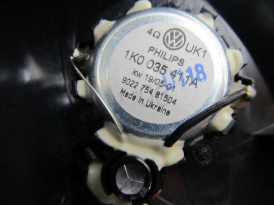 Lautsprecher rechts vorn Hochtöner VW GOLF V (1K1) 1.6 FSI 85 KW 1K0035411A 902275481504 Bild Lautsprecher rechts vorn Hochtöner VW GOLF V (1K1) 1.6 FSI 85 KW 1K0035411A 902275481504