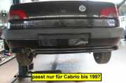 Stossfänger/ Stoßstange Hinten ( Cabrio ) Peugeot 306 7D/7/7A/1C/1A