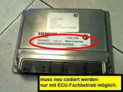 Einspritzsteuergerät BMW 5er E39 7500255