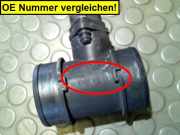 Luftmassenmesser Bosch Opel Agila A 0280218031
