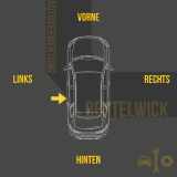 T?R Hinten Links Mitsubishi Lancer CA0/CA0W/CJ0