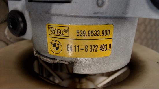 Heizungsgebläse BMW 5er E39 64118372493 Bild Heizungsgebläse BMW 5er E39 64118372493