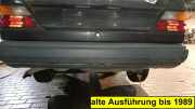 Stossf�nger / Stossstange Hinten Mercedes-benz 124 124
