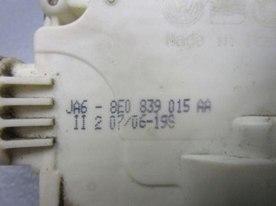 Türschloss Schloss links hinten AUDI A4 AVANT (8ED, B7) 2.0 TDI 103 KW 8E0839015AA Bild Türschloss Schloss links hinten AUDI A4 AVANT (8ED, B7) 2.0 TDI 103 KW 8E0839015AA