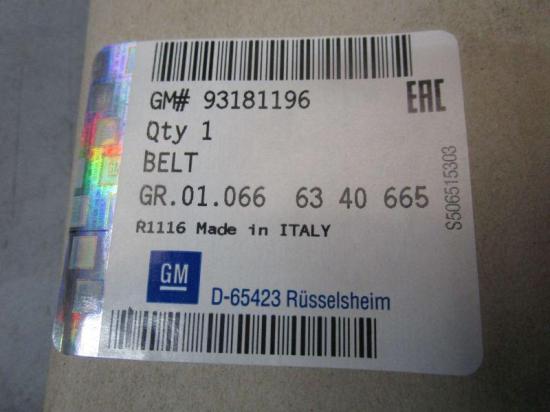 Keilrippenriemen 6PK 1410 OU 93181196 55200253 Bild Keilrippenriemen 6PK 1410 OU 93181196 55200253