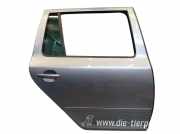 Tür Türe rechts hinten komplett Platin Grau (LF8L) SKODA OCTAVIA II COMBI (1Z5) 1.2 TSI 77 KW