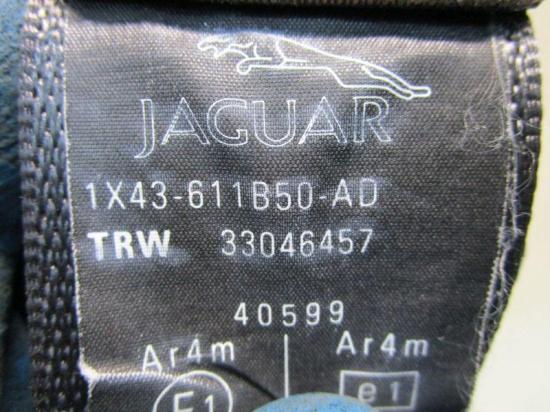 Sicherheitsgurt Gurt rechts hinten JAGUAR X-TYPE (CF1) 2.2 D 114 KW 1X43611B50AD Bild Sicherheitsgurt Gurt rechts hinten JAGUAR X-TYPE (CF1) 2.2 D 114 KW 1X43611B50AD