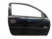 Tür Türe vorne rechts 3-Türer Komplett Saphirschwarz 2HU OPEL CORSA C (F08, F68) 1.0 43 KW