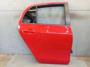 Tür Türe rechts hinten komplett Rot 3P0 TOYOTA YARIS TS (KSP9, NCP9, NSP9, SCP9, ZSP9) 98 KW