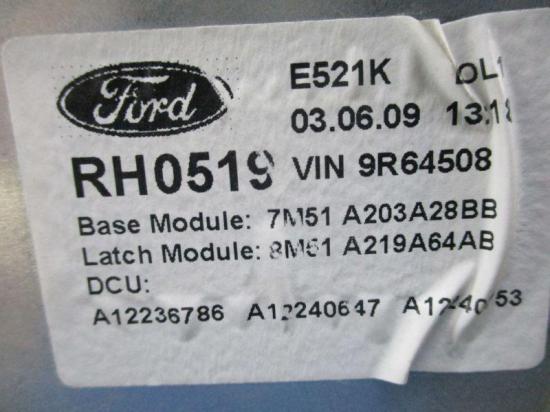 Fensterheber rechts vorn EFH mit Lautsprecher Box FORD FOCUS II KOMBI (DA_) 1.6 TDCI 66 KW 8M51-A219A64-AB Bild Fensterheber rechts vorn EFH mit Lautsprecher Box FORD FOCUS II KOMBI (DA_) 1.6 TDCI 66 KW 8M51-A219A64-AB