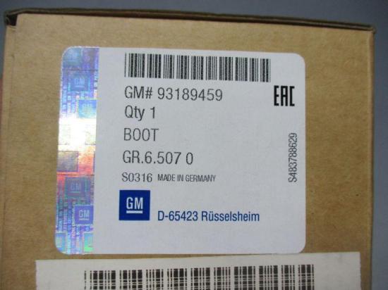 Faltenbalg, Lenkung Manschette Opel Astra H, Zafira B OU 93189459 Bild Faltenbalg, Lenkung Manschette Opel Astra H, Zafira B OU 93189459
