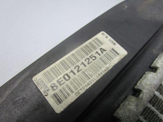 Kühler Wasserkühler AUDI A4 AVANT (8ED, B7) 2.0 TDI 103 KW 8E0121251A Bild Kühler Wasserkühler AUDI A4 AVANT (8ED, B7) 2.0 TDI 103 KW 8E0121251A