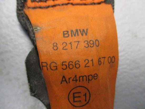 Sicherheitsgurt Gurt rechts vorn BMW 5 TOURING (E39) 525D 120 KW 8217390 Bild Sicherheitsgurt Gurt rechts vorn BMW 5 TOURING (E39) 525D 120 KW 8217390