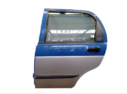 Tür Türe links hinten Blau / Silber DAEWOO MATIZ (M100, M150) 1.0 47 KW