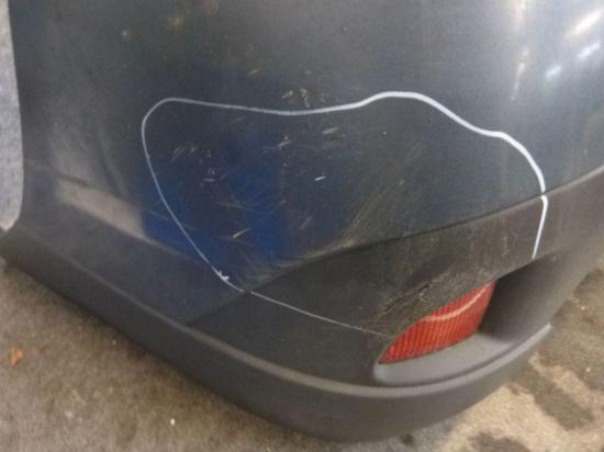 Stoßstange hinten DUNKELGRAU DACIA LOGAN MCV (KS_) 1,4 55 KW Bild Stoßstange hinten DUNKELGRAU DACIA LOGAN MCV (KS_) 1,4 55 KW