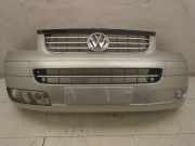 Stoßstange vorne (8E / A7W) Reflexsilber Mettalic Brillant Silber VW MULTIVAN V (7EF, 7EM, 7EN, 7HF, 7HM, 7HN 96 KW