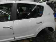 Tür hinten links Sandero Blanc Glacier OV369 Dacia Sandero (Typ:BS0) Sandero