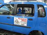 Tür hinten links Agila A Arubablau Y20A Opel Agila (Typ:AB 04/00) *