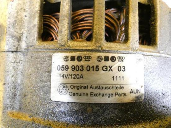 Lichtmaschine A6 4B 2,5l 132kw (TDI(2496ccm) 132KW V6 AKE) Bild Lichtmaschine A6 4B 2,5l 132kw (TDI(2496ccm) 132KW V6 AKE)