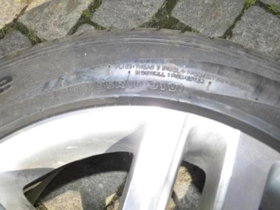 Rad 205 55 16 91V Sommer Alu VW Golf V 5 Lim. (Typ:1K) Bild Rad 205 55 16 91V Sommer Alu VW Golf V 5 Lim. (Typ:1K)