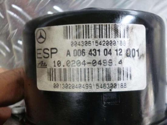 ABS ESP Aggregat Mercedes-Benz C-Klasse W203 * 0064310412 * ATE Bild ABS ESP Aggregat Mercedes-Benz C-Klasse W203 * 0064310412 * ATE