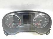 Audi A1 8X Kombiinstrument 8X0920930C 1,2 Benzin TSFI 63 kW , Tacho komplett mit Display , Schalter , 129245 km , Kratzer auf dem Sichtfeld ! 