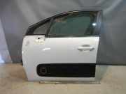Citroen C3/III/S Türe vorne links 5-Türer mit Seitenscheibe, Fensterheber elektrisch, Tür vorne links, Fahrertüre vorne links 
Farbcode: EWP-Schneeweiß