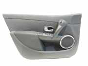 Renault Clio III 3 Türverkleidung vorne links 5-Türer komplett mit Fensterheber Schalter Modul Fensterheber 4 Fach und Schalter für Spiegelverstellung , Verkleidung Türe vorne links 