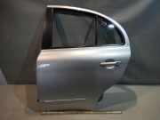 Nissan Micra K13 Türe hinten links 5-Türer mit Seitenscheibe, Fensterheber manuell, Tür hinten links 
Farbcode: NEW SILVER [TW]