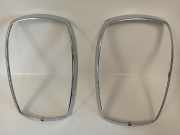 Mercedes W114 250CE /8 Chrom Blenden Scheinwerfer , Lampenring , Zierleisten Frontscheinwerfer Original Hella mit Alters und Gebrauchsspuren !