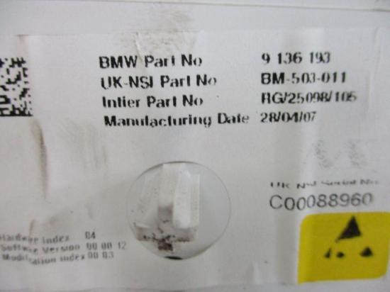 Tachometer Kombiinstrument MINI MINI (R56) ONE 70 KW 9136193 Bild Tachometer Kombiinstrument MINI MINI (R56) ONE 70 KW 9136193