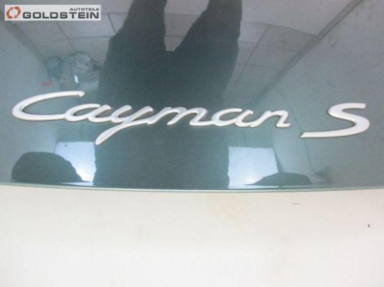 Heckklappe Motorhaube 2B5 Malachitgrün Metallic PORSCHE CAYMAN (987) S 3.4 235 KW Bild Heckklappe Motorhaube 2B5 Malachitgrün Metallic PORSCHE CAYMAN (987) S 3.4 235 KW