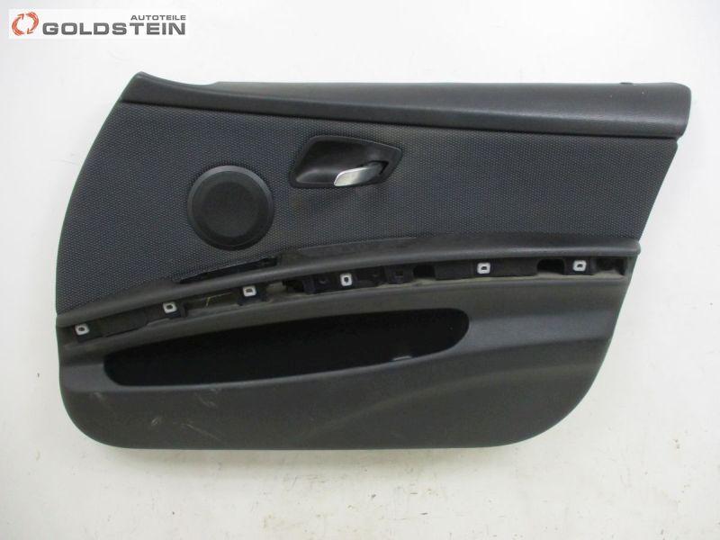 Türverkleidung vorne rechts RHD Rechtslenker Schwarz Blue Shadow Alcantara BMW 3 (E90) 318D LCI 105 KW 9167792 Bild Türverkleidung vorne rechts RHD Rechtslenker Schwarz Blue Shadow Alcantara BMW 3 (E90) 318D LCI 105 KW 9167792