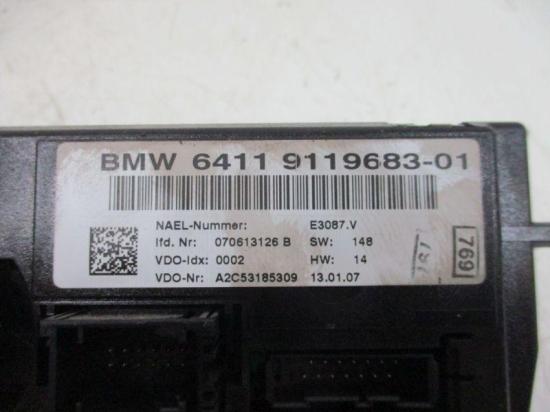 Bedienelement Klimaanlage Klimabedienteil BMW 1 (E87) 118D 90 KW 9119683 Bild Bedienelement Klimaanlage Klimabedienteil BMW 1 (E87) 118D 90 KW 9119683