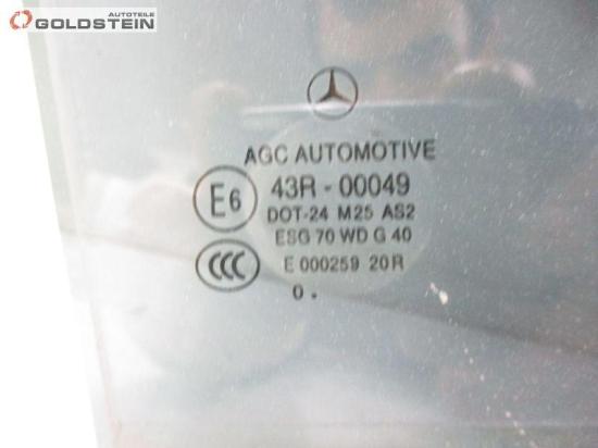 Seitenscheibe Fensterscheibe rechts hinten Foliert MERCEDES-BENZ C-KLASSE T-MODEL (S204) C 250 CDI 150 KW Bild Seitenscheibe Fensterscheibe rechts hinten Foliert MERCEDES-BENZ C-KLASSE T-MODEL (S204) C 250 CDI 150 KW