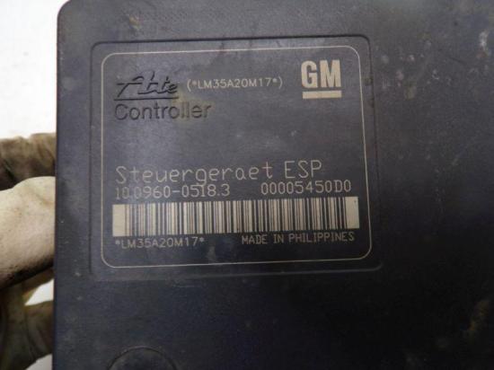 Steuergerät ABS Block Hydraulikblock Hydroaggregat Nicht ENTHEIRATET OPEL ASTRA H CARAVAN (L35) 1.7 CDTI 74 KW 13157578 Bild Steuergerät ABS Block Hydraulikblock Hydroaggregat Nicht ENTHEIRATET OPEL ASTRA H CARAVAN (L35) 1.7 CDTI 74 KW 13157578