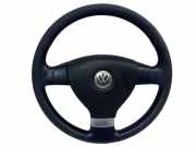 Lenkrad Leder (Schwarz), Chrome-Blende, 3 Speichen VW TIGUAN (5N) 2.0 TDI 4MOTION 103 KW 1T0419091A