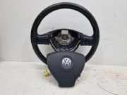 Lenkrad Multifunktion Leder Schwarz VW TOURAN (1T1, 1T2) 1.4 TSI 103 KW 1Q0419091AG/1K0959542B/1K0880201BT