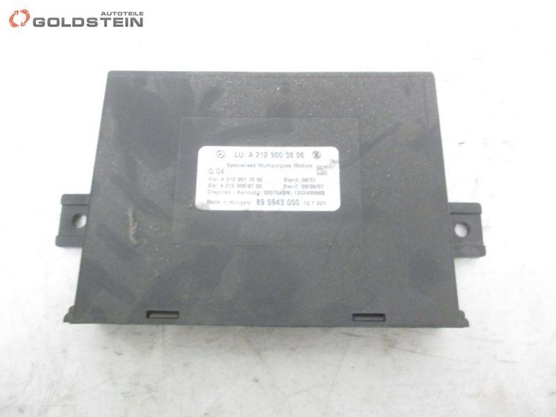 Steuergerät ZUSATZFUNKTIONEN SONDERFAHRZEUGE MERCEDES-BENZ E-KLASSE (W212) E 200 CDI MOPF 100 KW A2129003806 Bild Steuergerät ZUSATZFUNKTIONEN SONDERFAHRZEUGE MERCEDES-BENZ E-KLASSE (W212) E 200 CDI MOPF 100 KW A2129003806