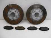 Bremsscheibe Vorne Links Rechts mit Bremsklötze D=25,1mm 305mm KIA CEED III CD WAGON 1.6 CRDI 136 85 KW 0986479E42